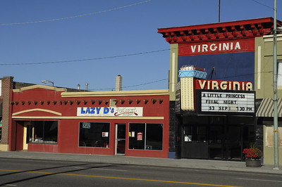 Virginia Theater in Downtown Shelley